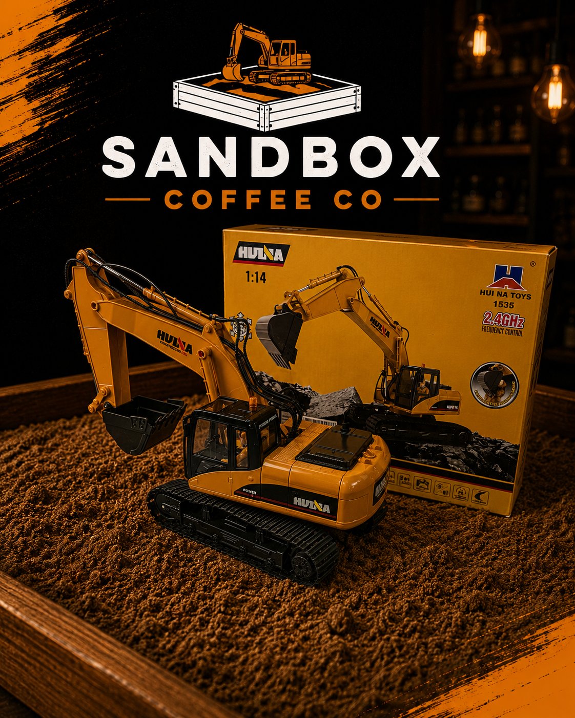 Sandbox excavator toy